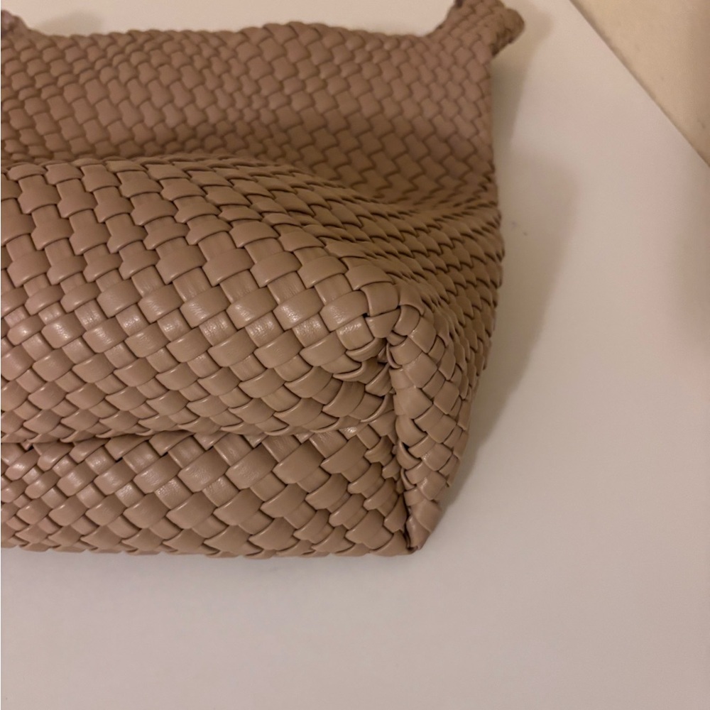 Actiq Kraft Anthropologie  Tan Woven Hobo Women's Bag - Picture 4 of 7